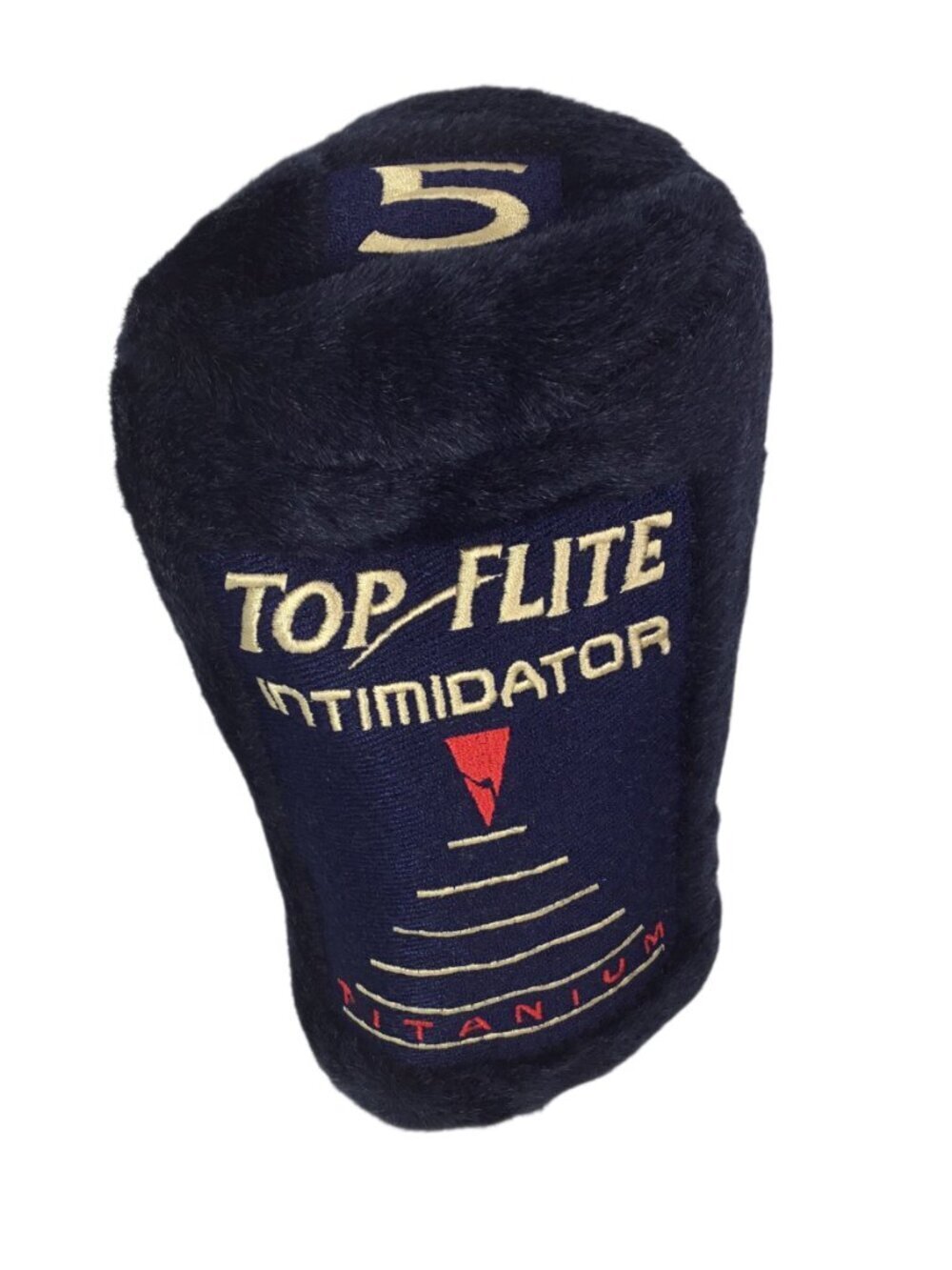 Top Flite Intimidator Titanium Head Cover NEW Club 5 Navy Blue Plush